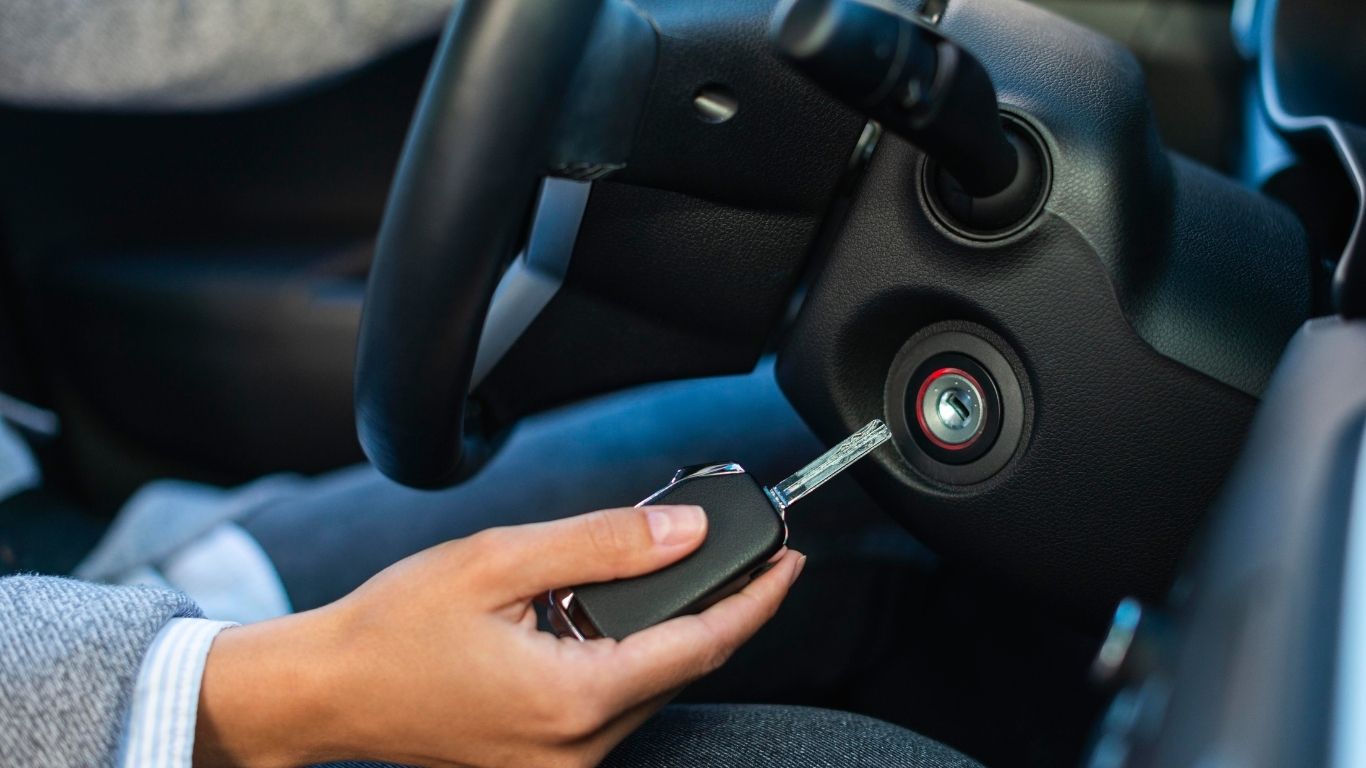 how to start ford explorer with key fob