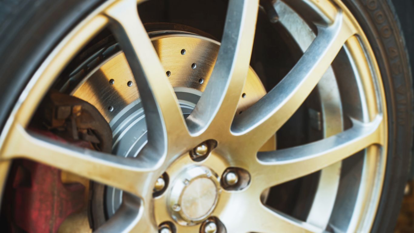 what are the parts of a car wheel called